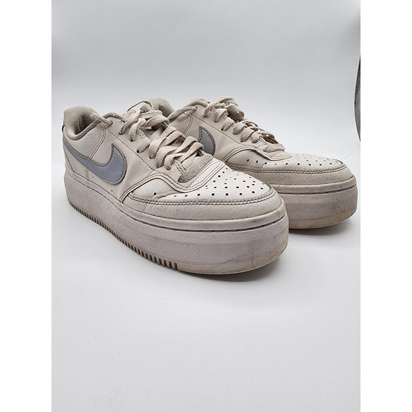 Nike Shoes - Nike Court Vision Alta Platform Sneakers Sail Light Blue Size 10